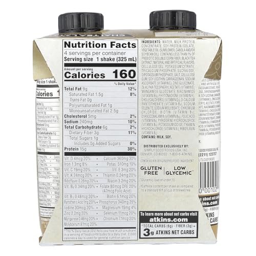 Creamy Milk Chocolate Protein Shake, 30g Protein, 12 Count B34321