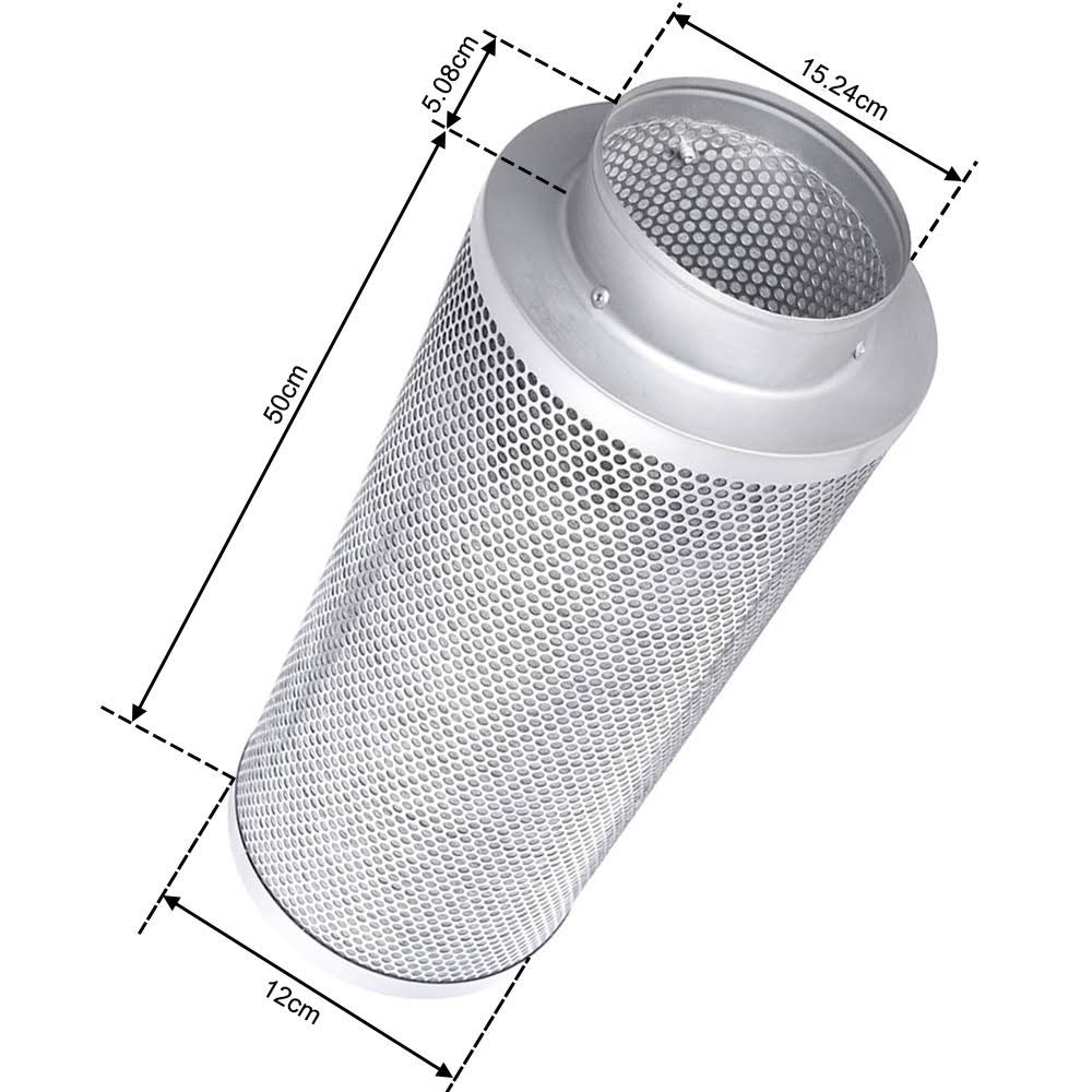 6x22 Hydroponic Coconut Shell Carbon Filter P786