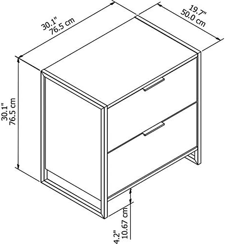 2 Drawer Lateral File Cabinet B781