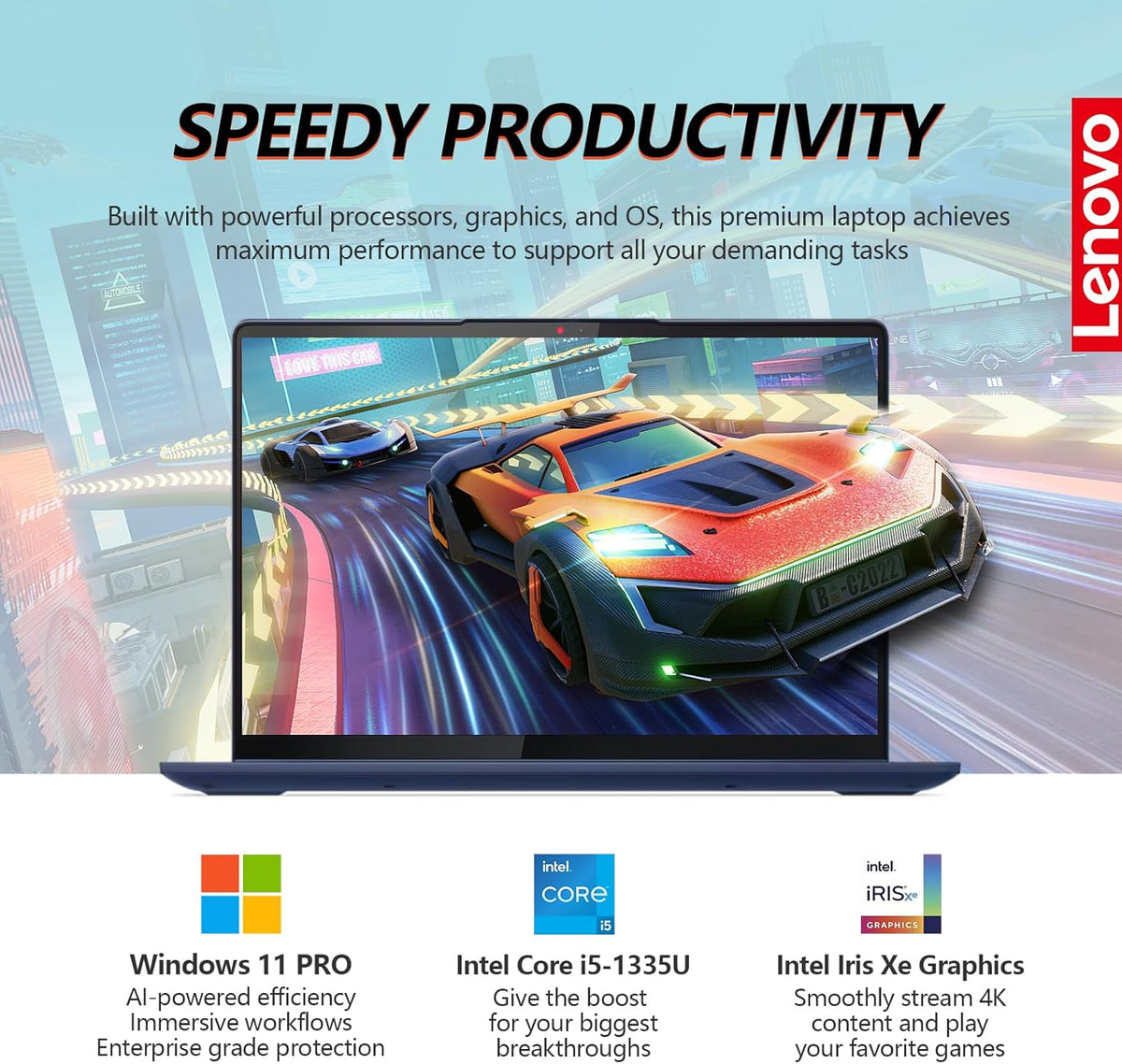 14 Inch FHD Touchscreen 2 in 1 Laptop, Intel Core i5, 16GB RAM 512GB SSD, Windows 11, Backlit Keyboard V724