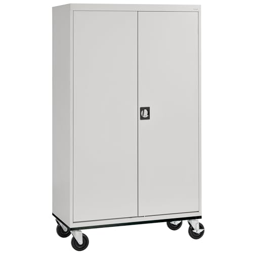 Charcoal Mobile Storage Cabinet P51048