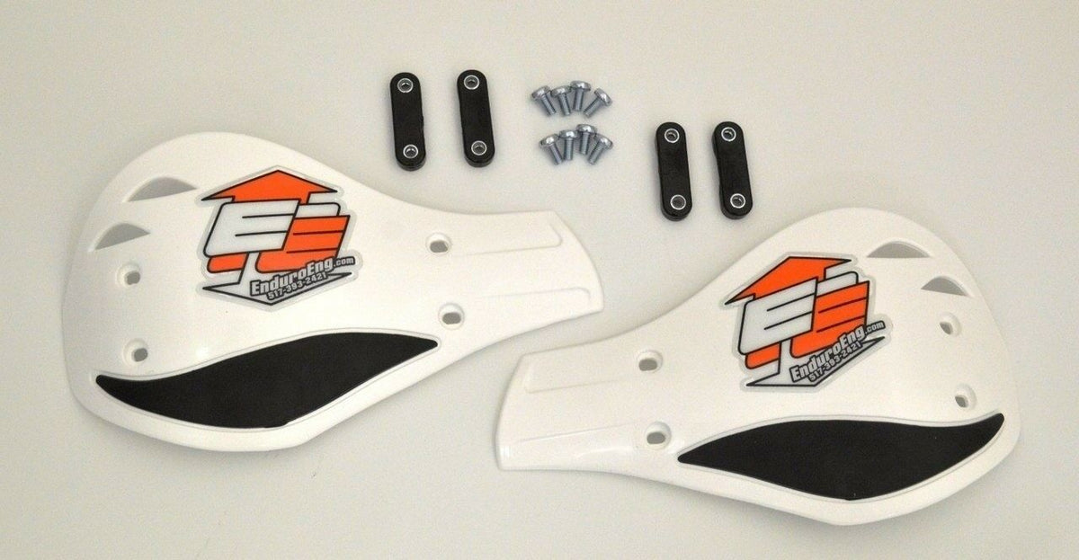 White Debris Deflectors for 1 1/8" Bars G578