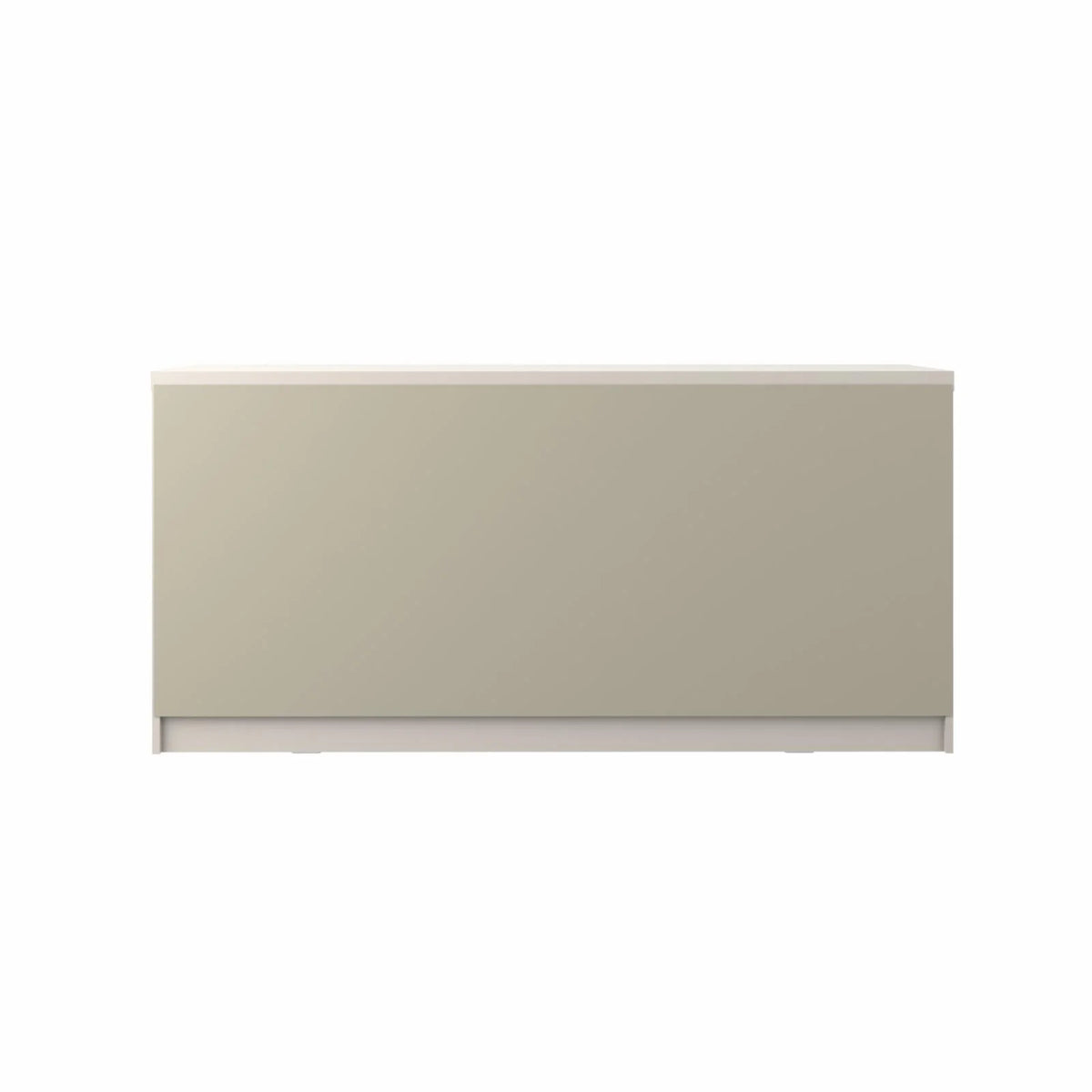 Off White Cinnamon 63" Wood Sideboard with 6 Shelves M132