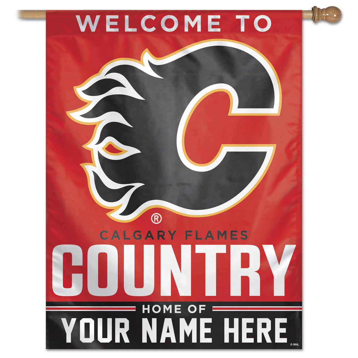 Calgary Flames Vertical Banner W859797
