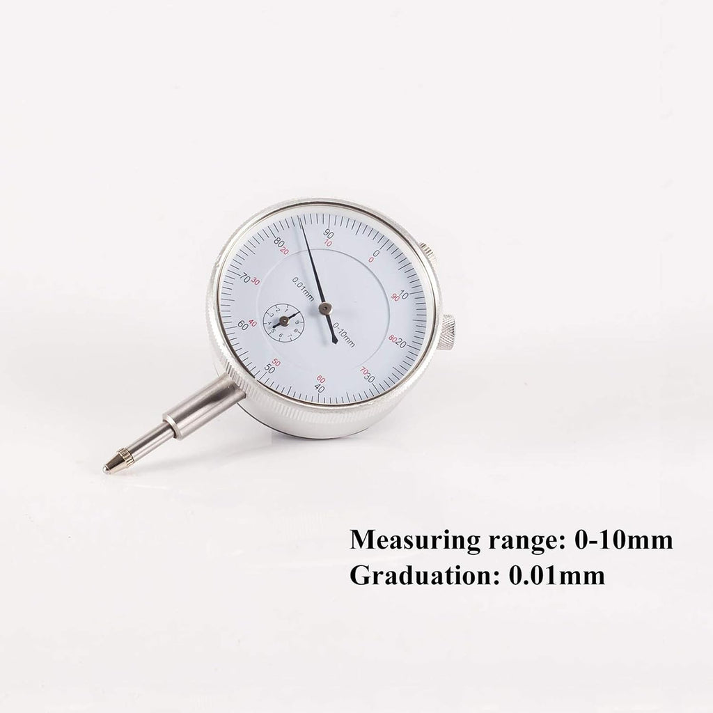 0.01mm Dial Indicator Gauge with Magnetic Base, Pack of 2 V690