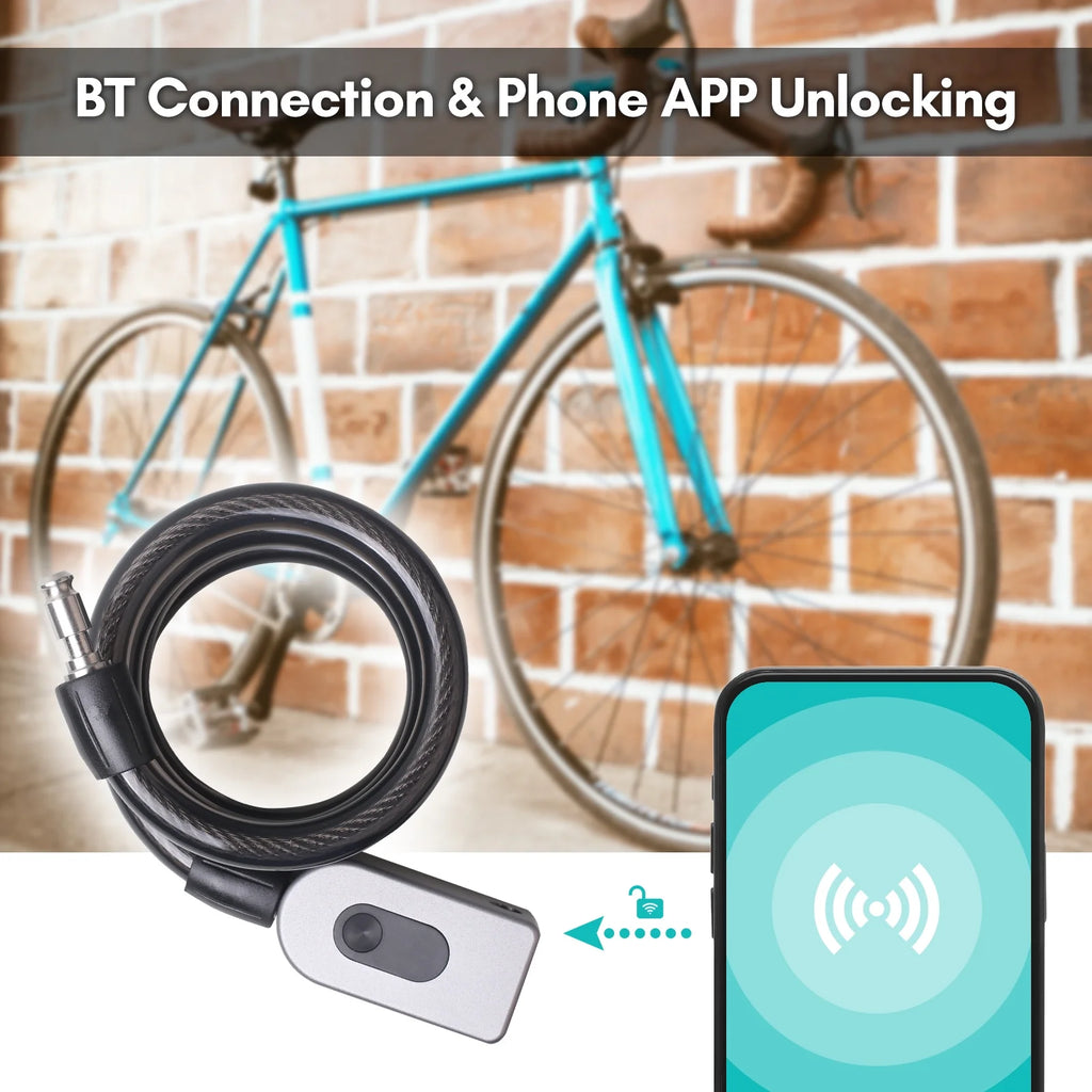 Cable Combination Lock with Built-in Battery P440