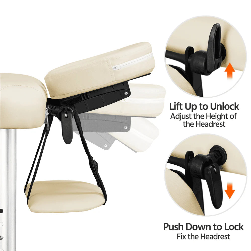 Portable 3-Section Massage Table W24366