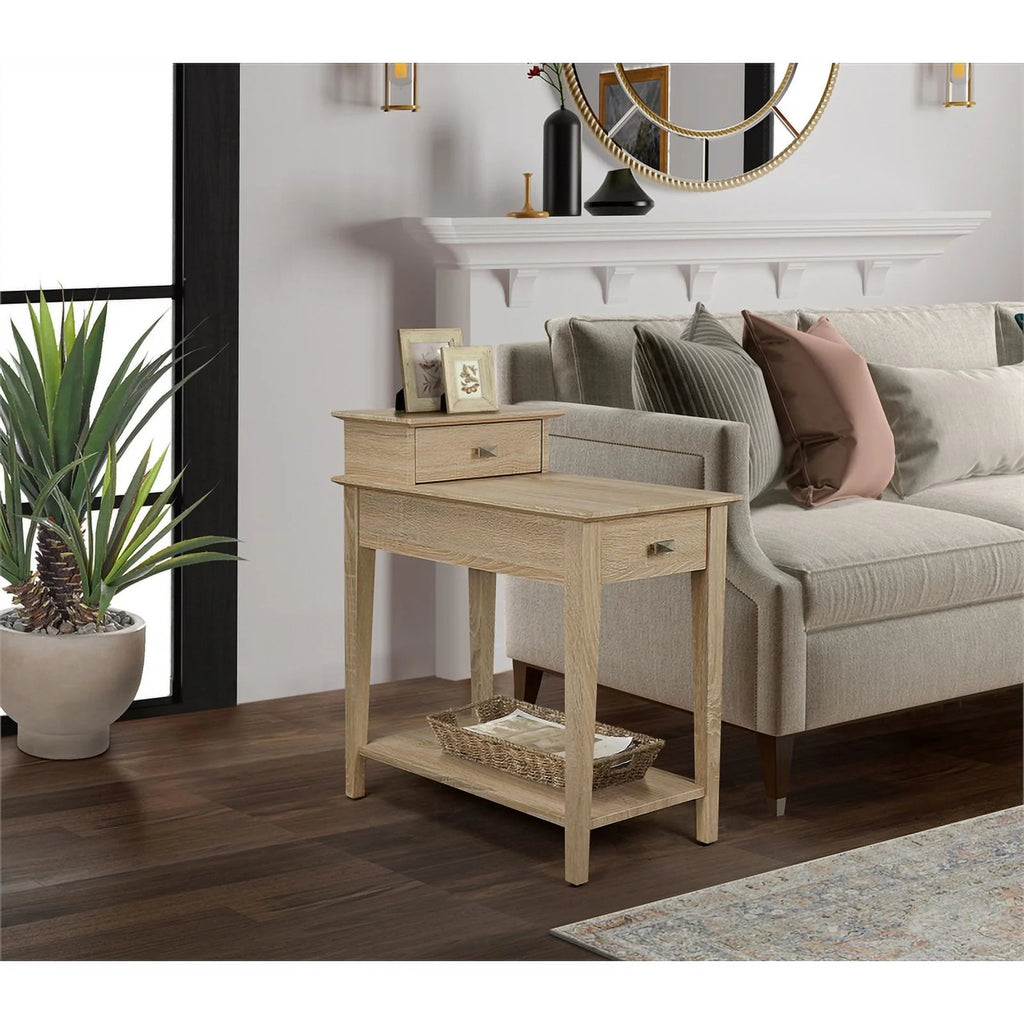 Transitional Wood Side Table J14570