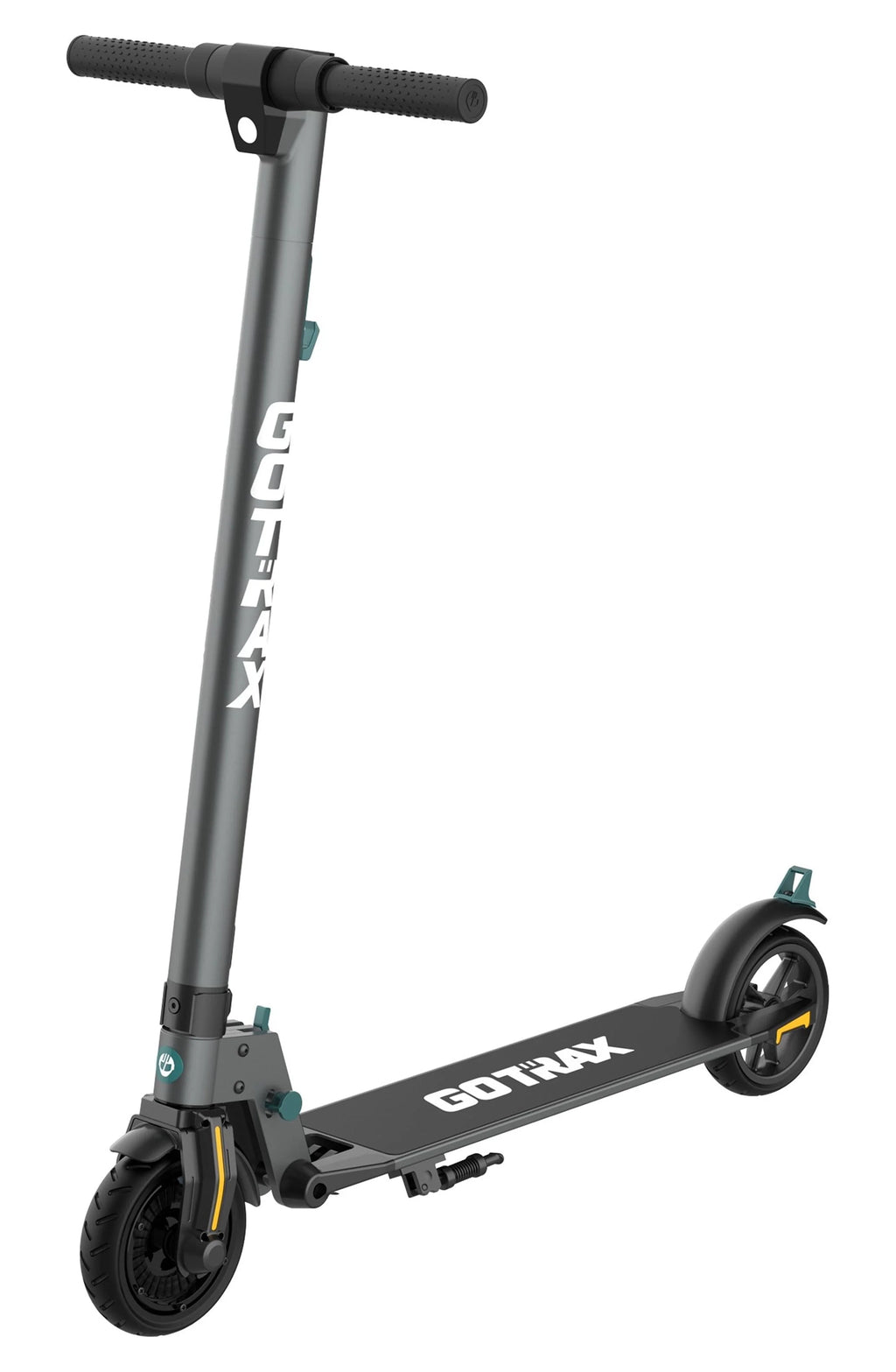 Foldable Electric Scooter with 6 Tires, 200W 12mph, Gray H1866