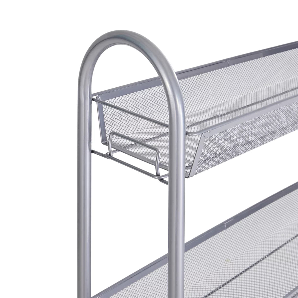 4 Tier Slim Rolling Storage Cart M6487