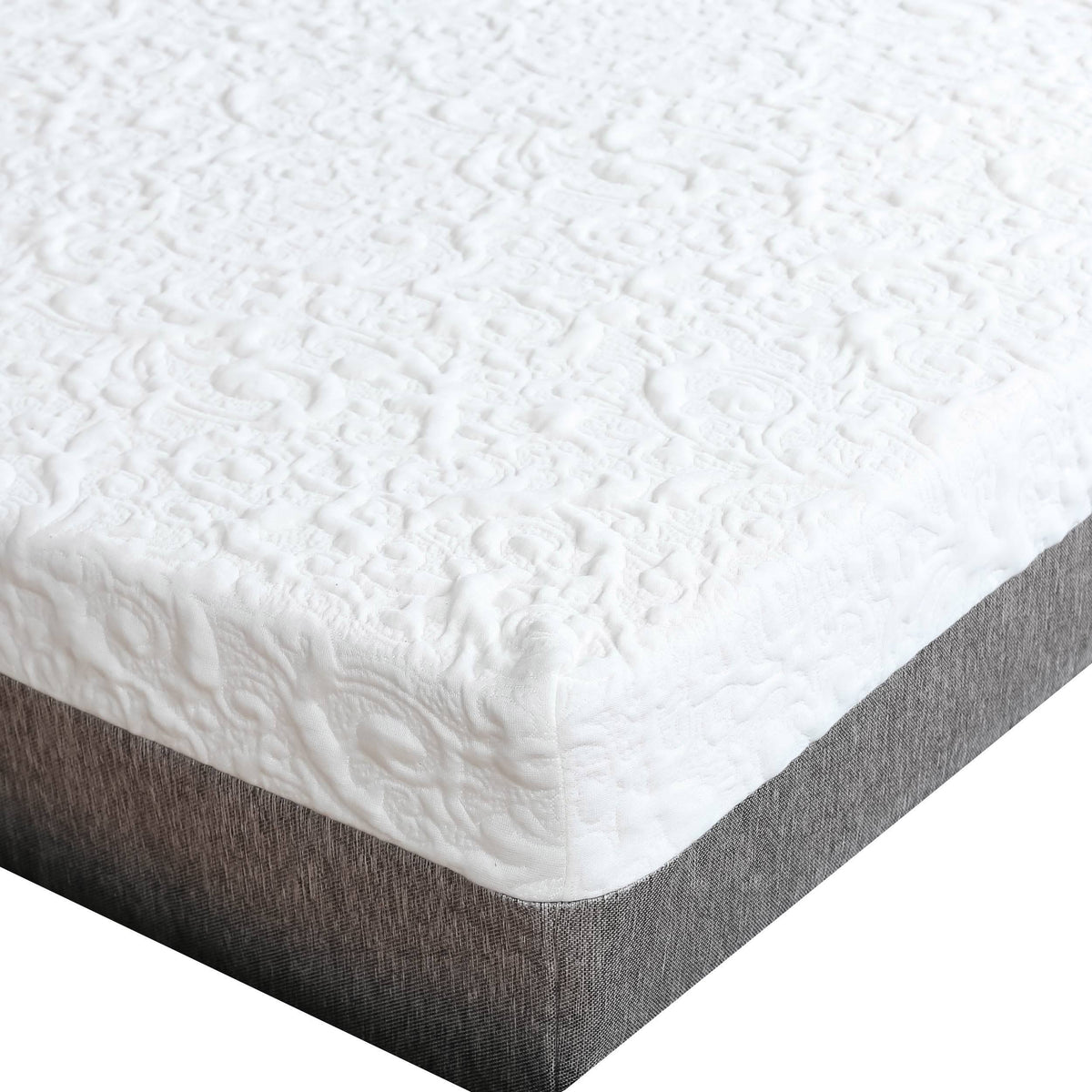 10-Inch Graphite Gel Memory Foam Mattress Queen U21479