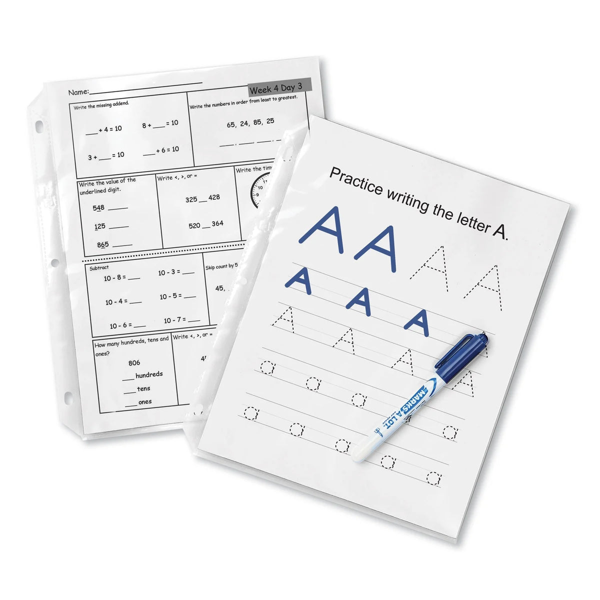 Letter Nonglare Poly Sheet Protectors, 200/Box Q3459