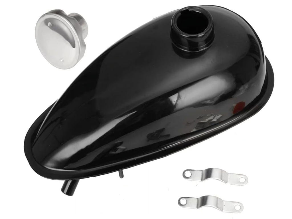 2L Metal Fuel Gas Tank with Cap for Motorized Bicycle Engine U793