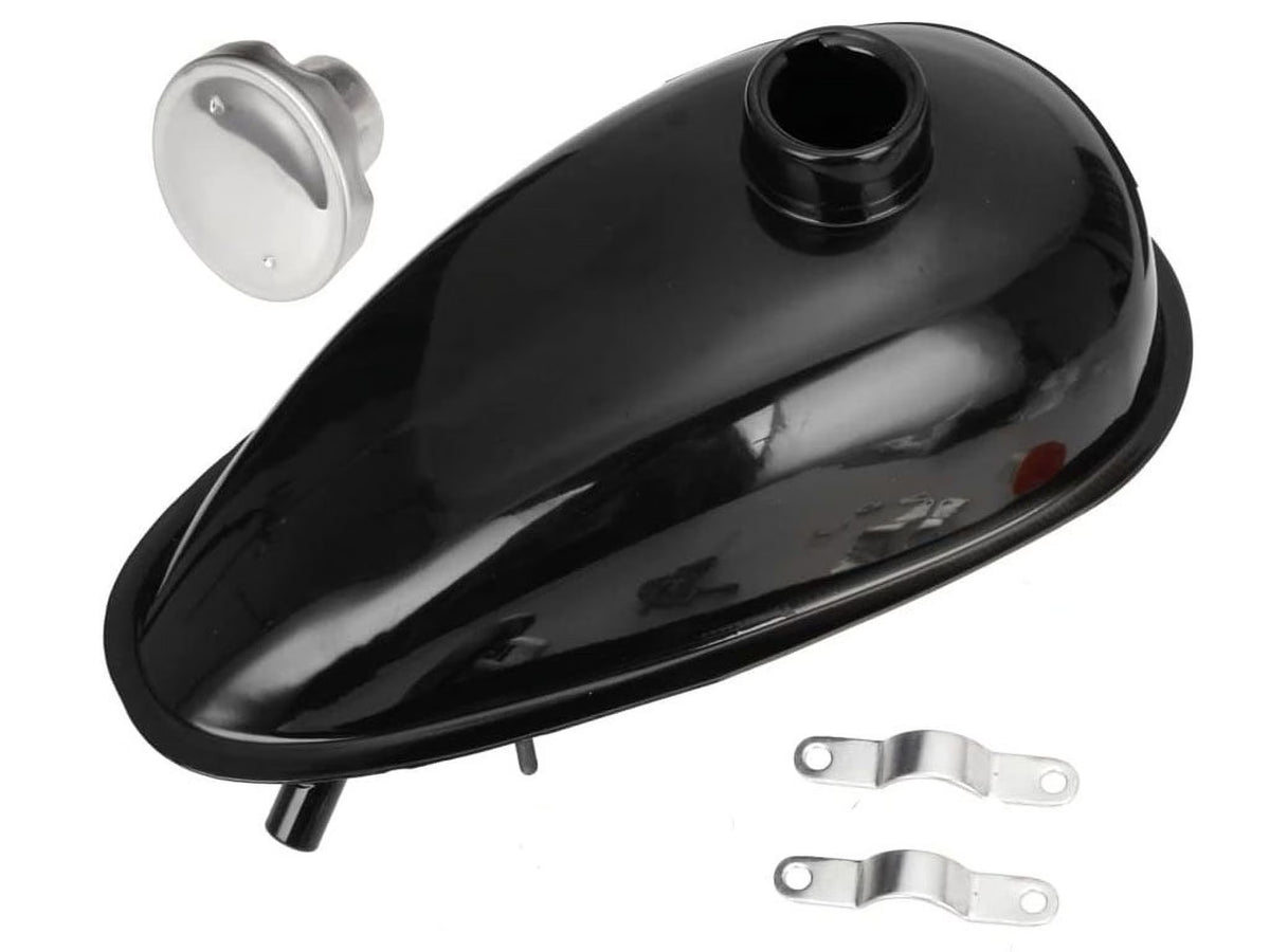 2L Metal Fuel Gas Tank with Cap for Motorized Bicycle Engine U793