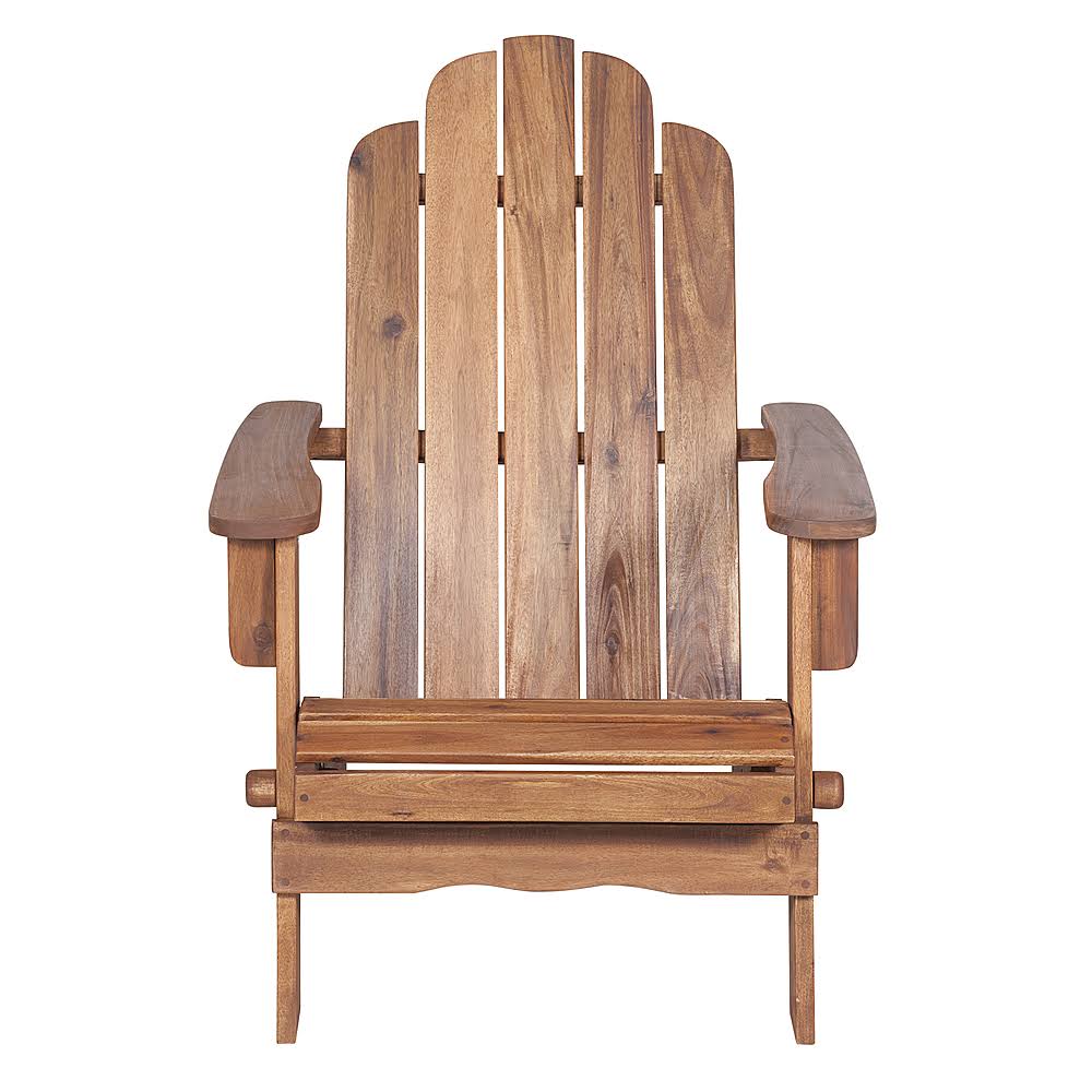 Brown Acacia Wood Adirondack Chair K812388