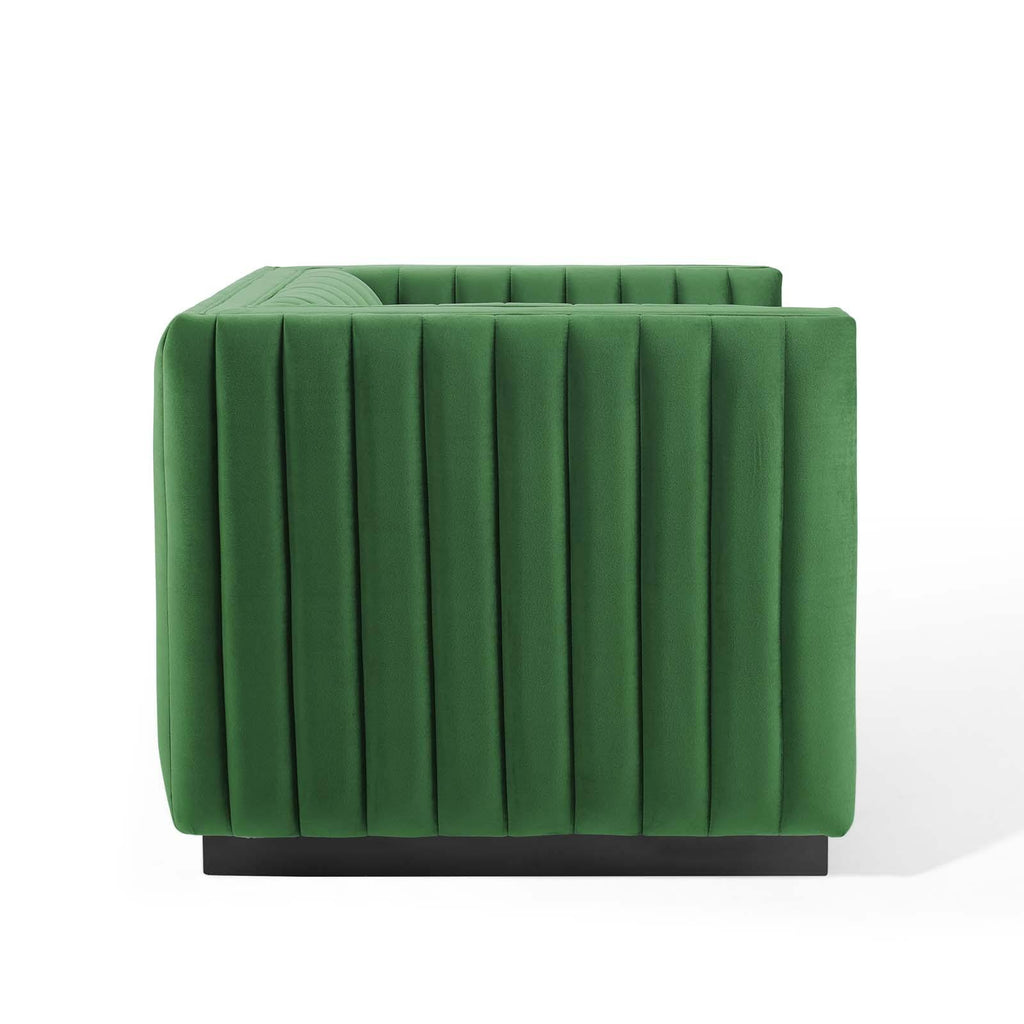 Emerald Performance Velvet Accent Armchair E571