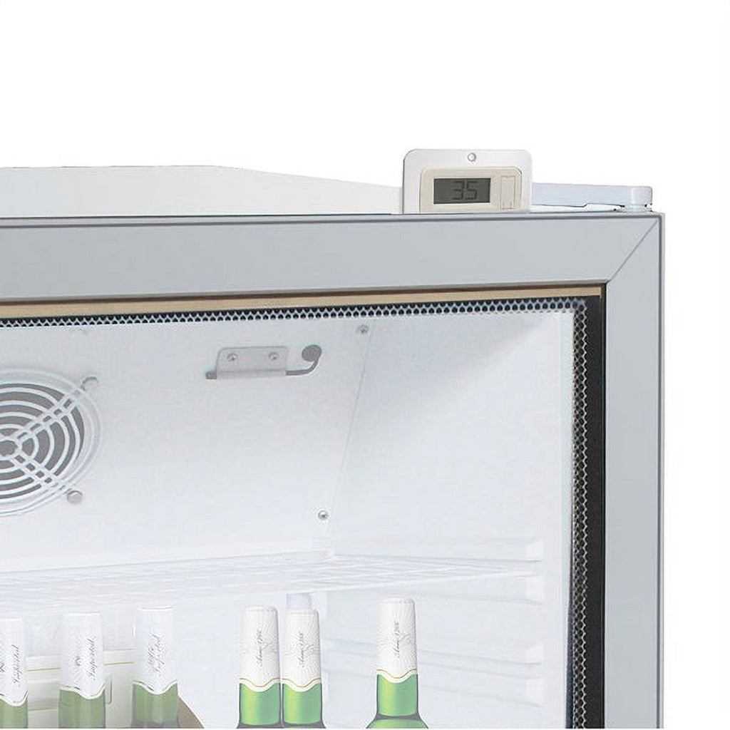 Silver Countertop Merchandiser Refrigerator Q29899