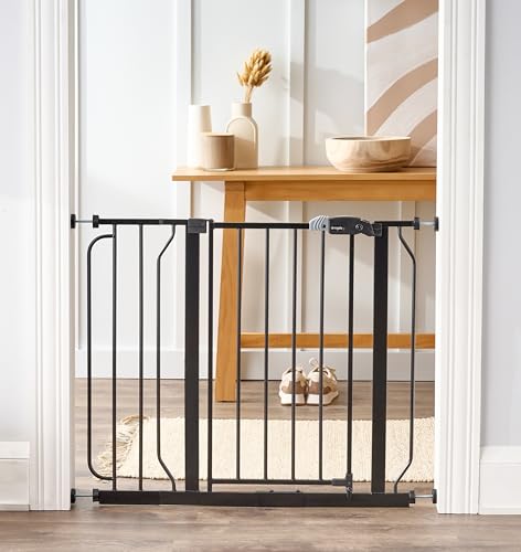 38.5-Inch Wide Walk Thru Baby Gate with Extension Kit C425140