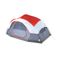 8 Person 3 Season Dome Tent with Room Divider and Rainfly, Red W269