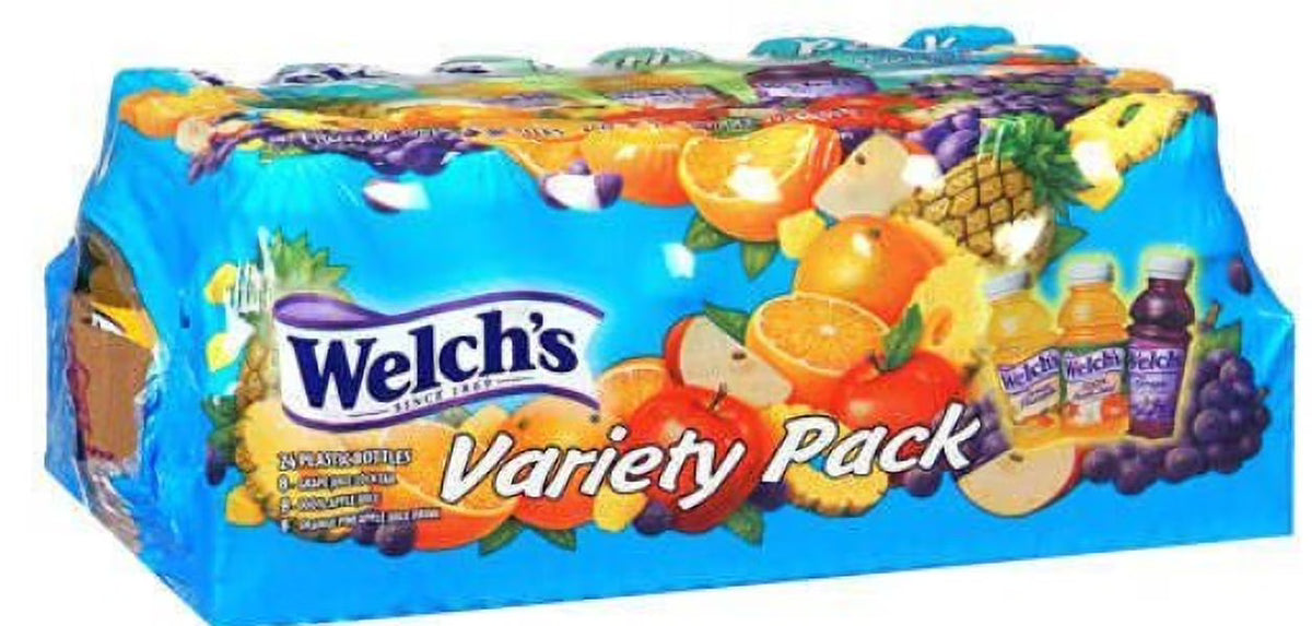 Welch's Drink Variety Pack, 10-Ounce Bottles (Pack of 24) T6063