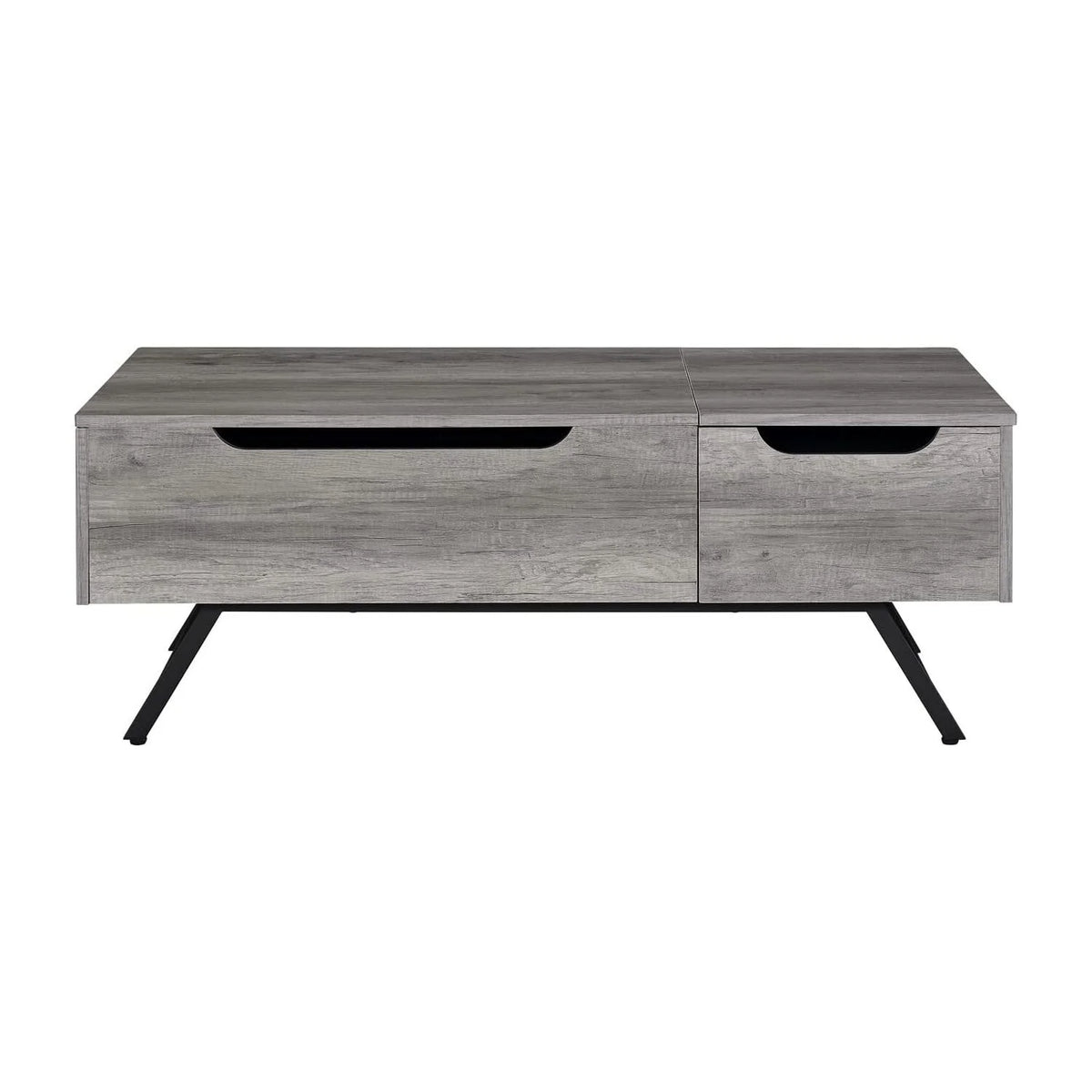 Gray Oak Coffee Table with Lift Top H964