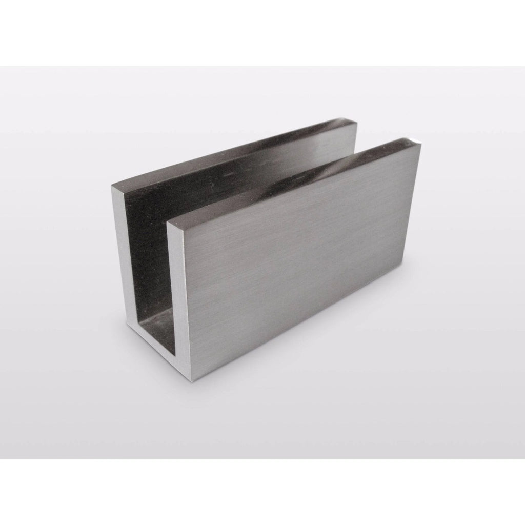 Frameless Shower Door Single Fixed Panel Brushed Nickel V821503
