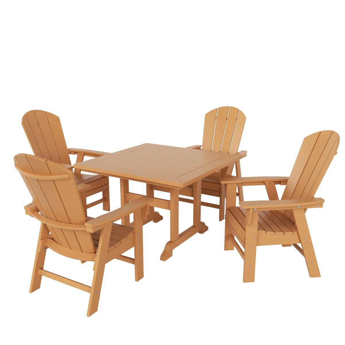 5-Piece All Weather Outdoor Dining Set with Armchairs R723