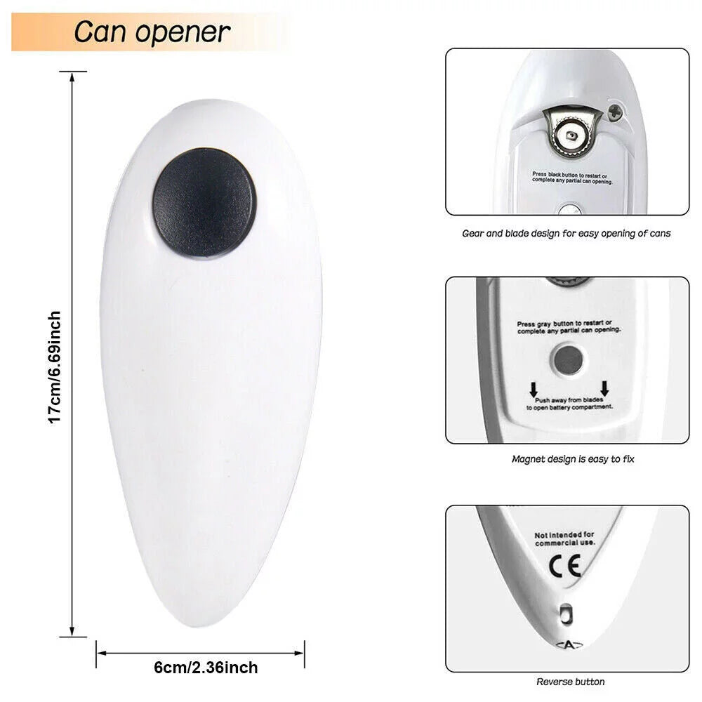 Electric Can Opener & Bottle Opener S4130