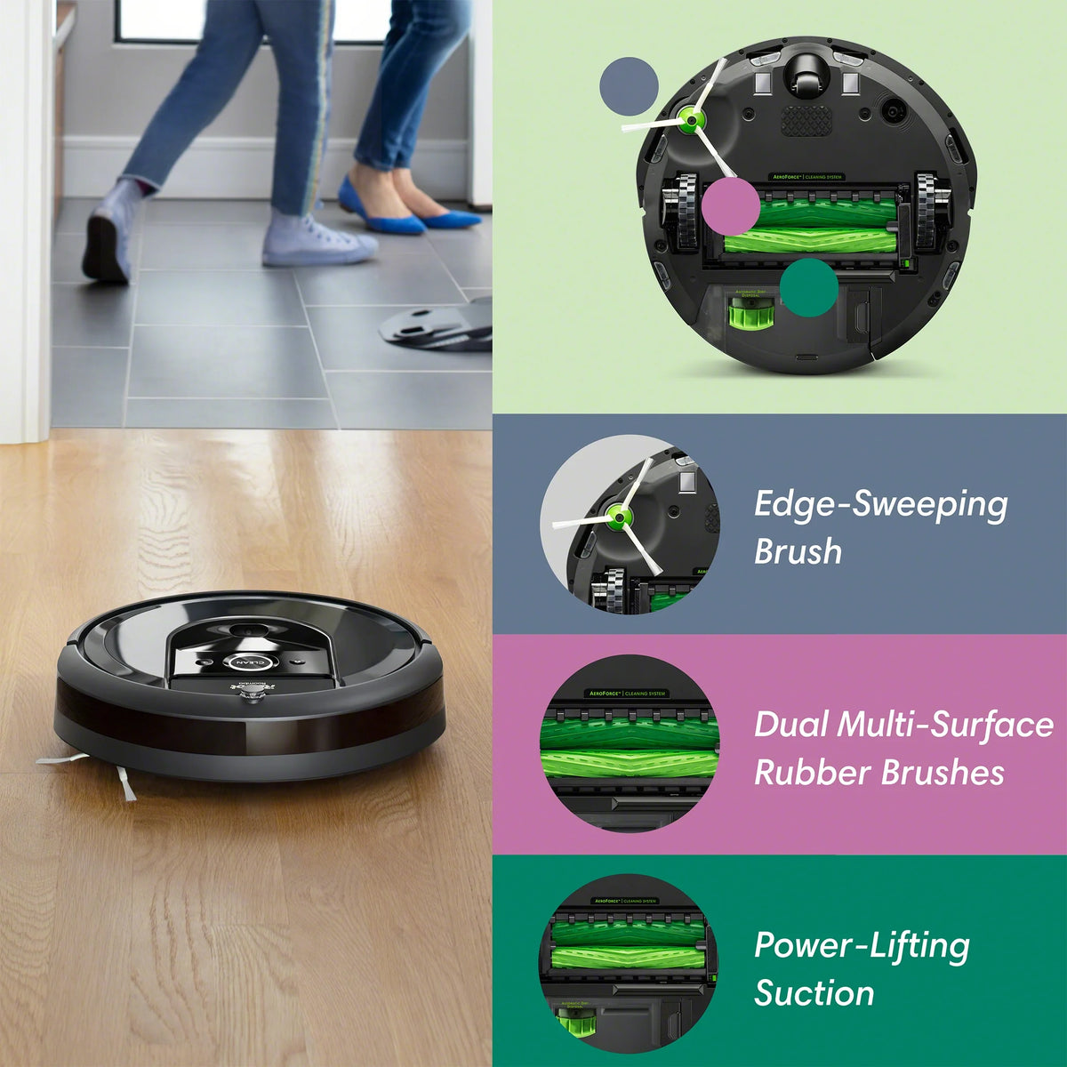 Wi-Fi Connected Smart Mapping Robot Vacuum J241