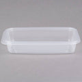 24 oz Clear Rectangular Microwaveable Container W4349