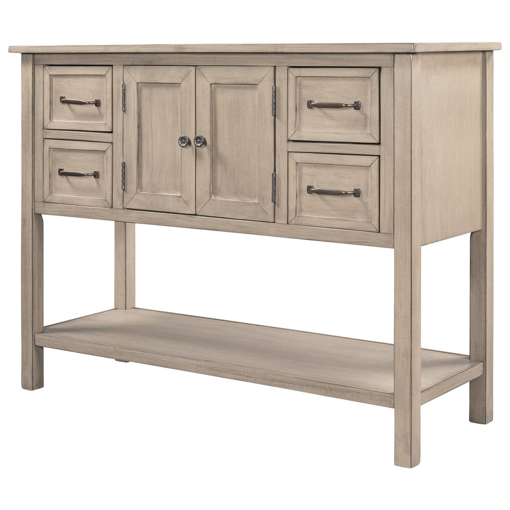 White Console Table L7322