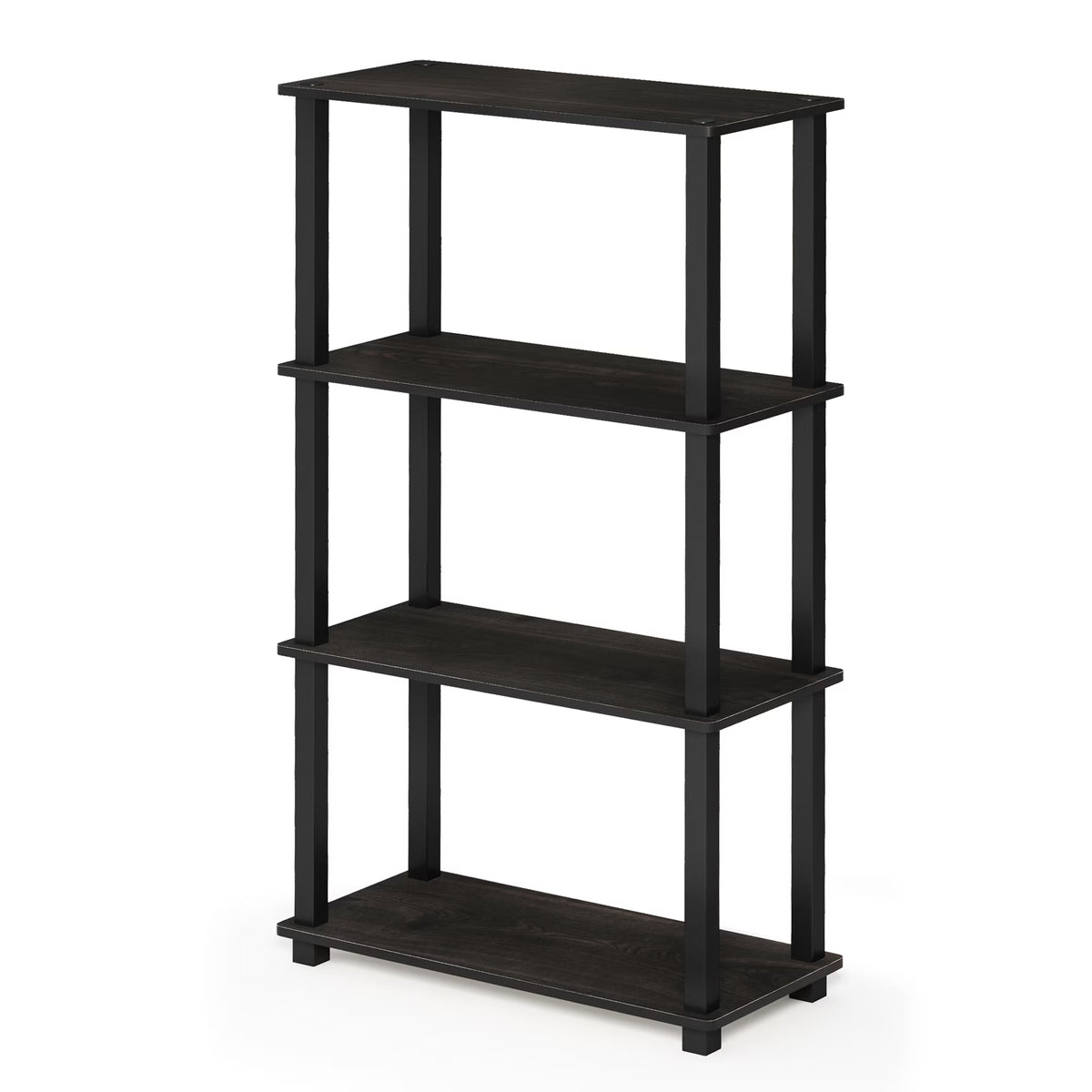 4-Shelf Decorative Shelves, Black T52370