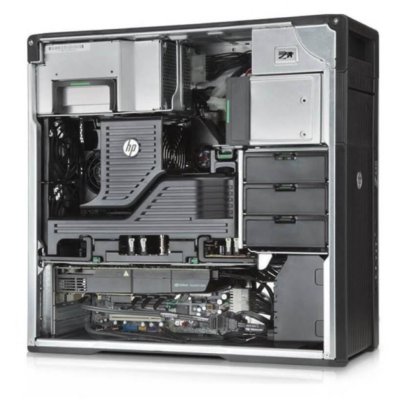 HP Z620 Workstation 2x E5-2640 Six Core 2.5Ghz 16GB 500GB 2TB Q600 V359654