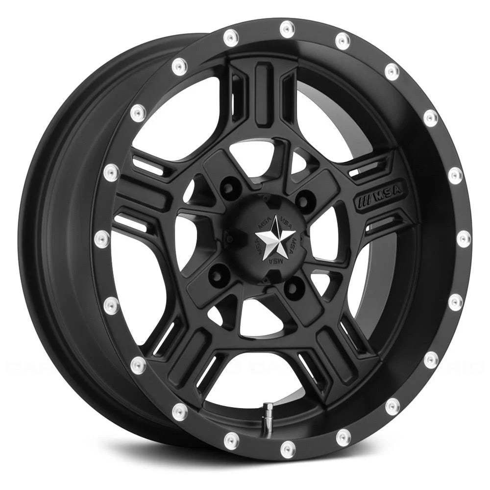Satin Black 15x7 ATV Wheel B1490