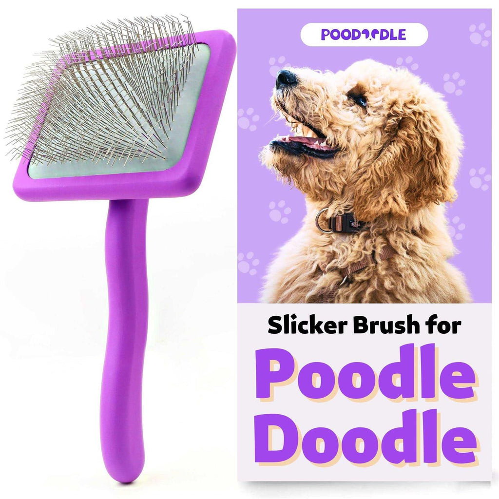 Long Pin Wood Dog Brush C160050