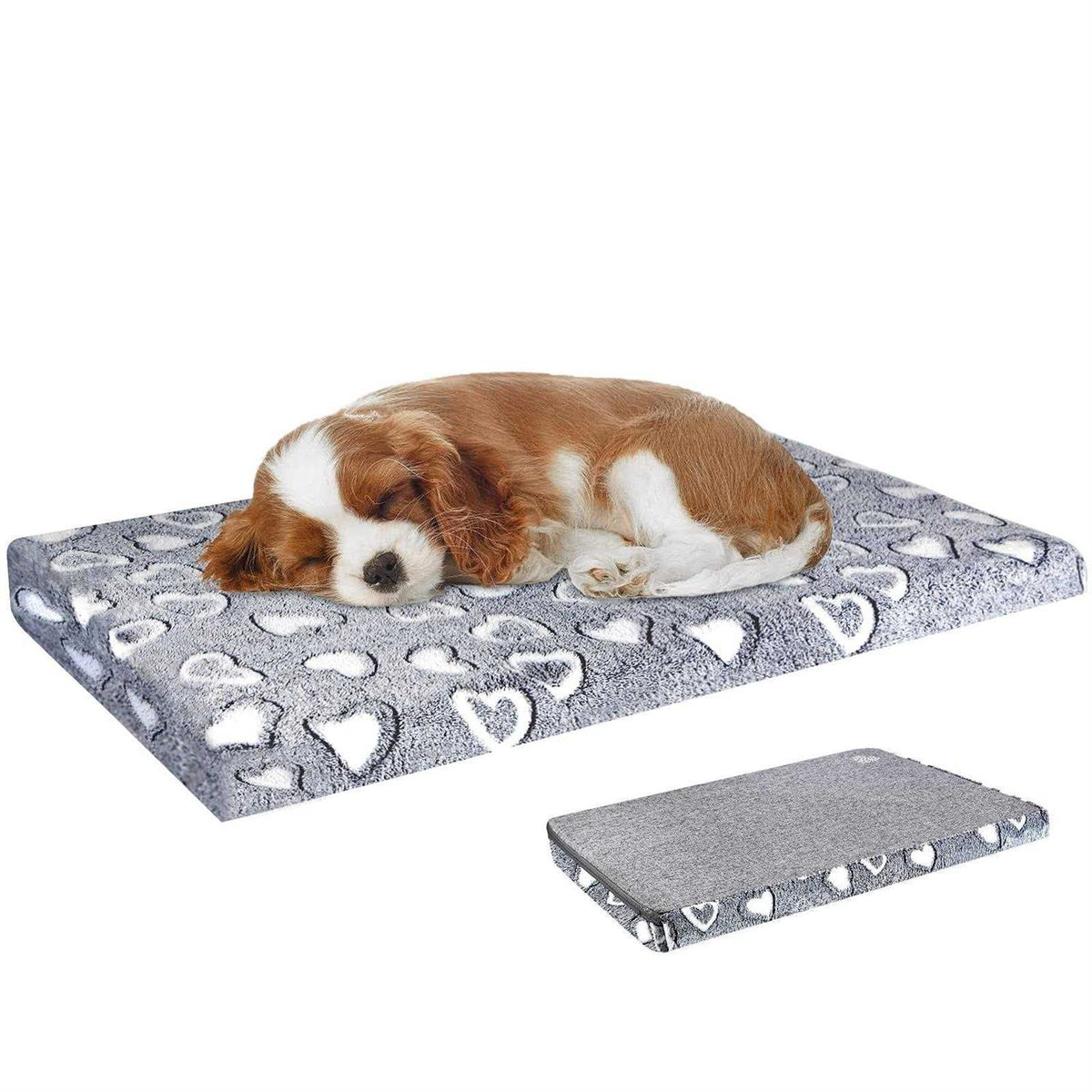 Reversible Dog Crate Mat with Removable Washable Cover Z308
