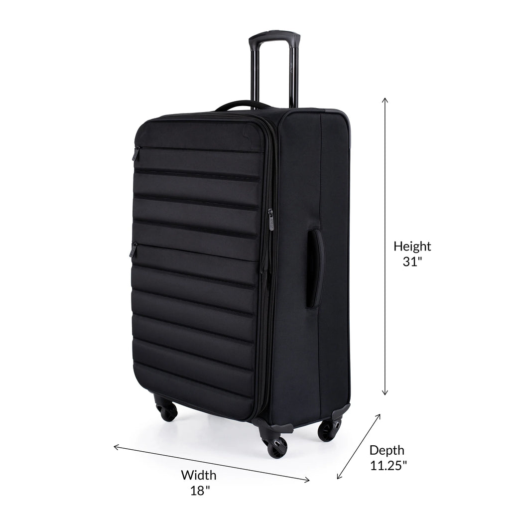 3-Piece Softside Luggage Set, Black G22821