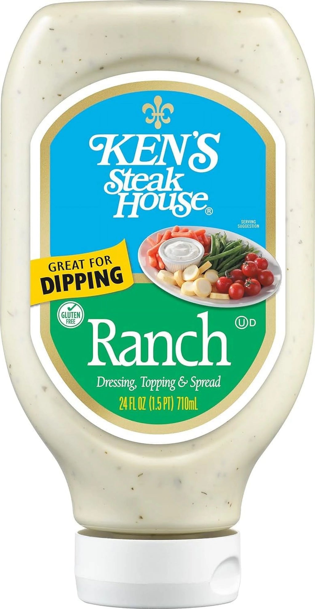 Ranch Dressing Topping & Spread 24 Fl Oz Pack Of 2 Gluten-Free I95470