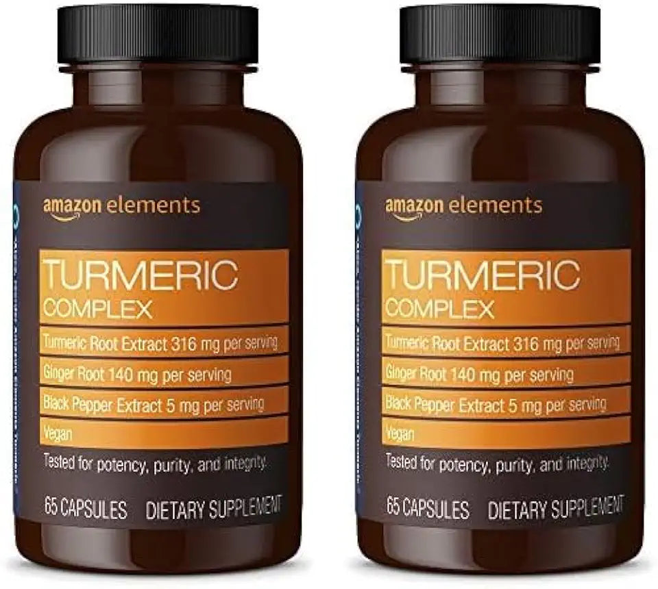 Turmeric Complex 316 mg Curcumin 65 Capsules Pack of 2 O682226