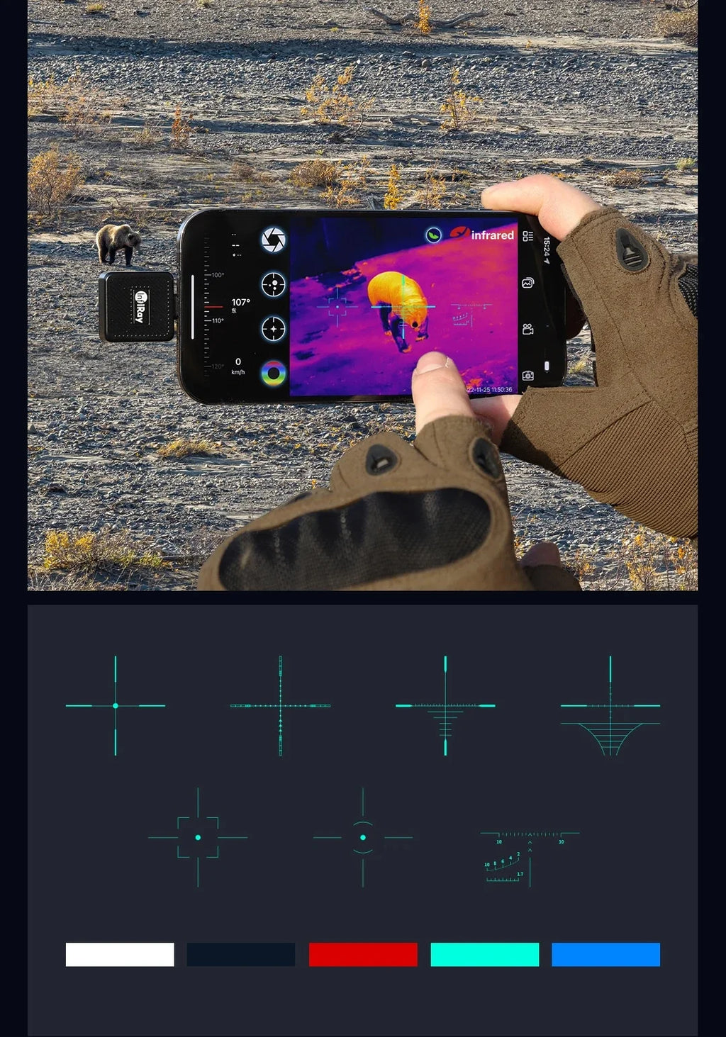 Thermal Imager 256x192 25Hz Infrared Camera D241165