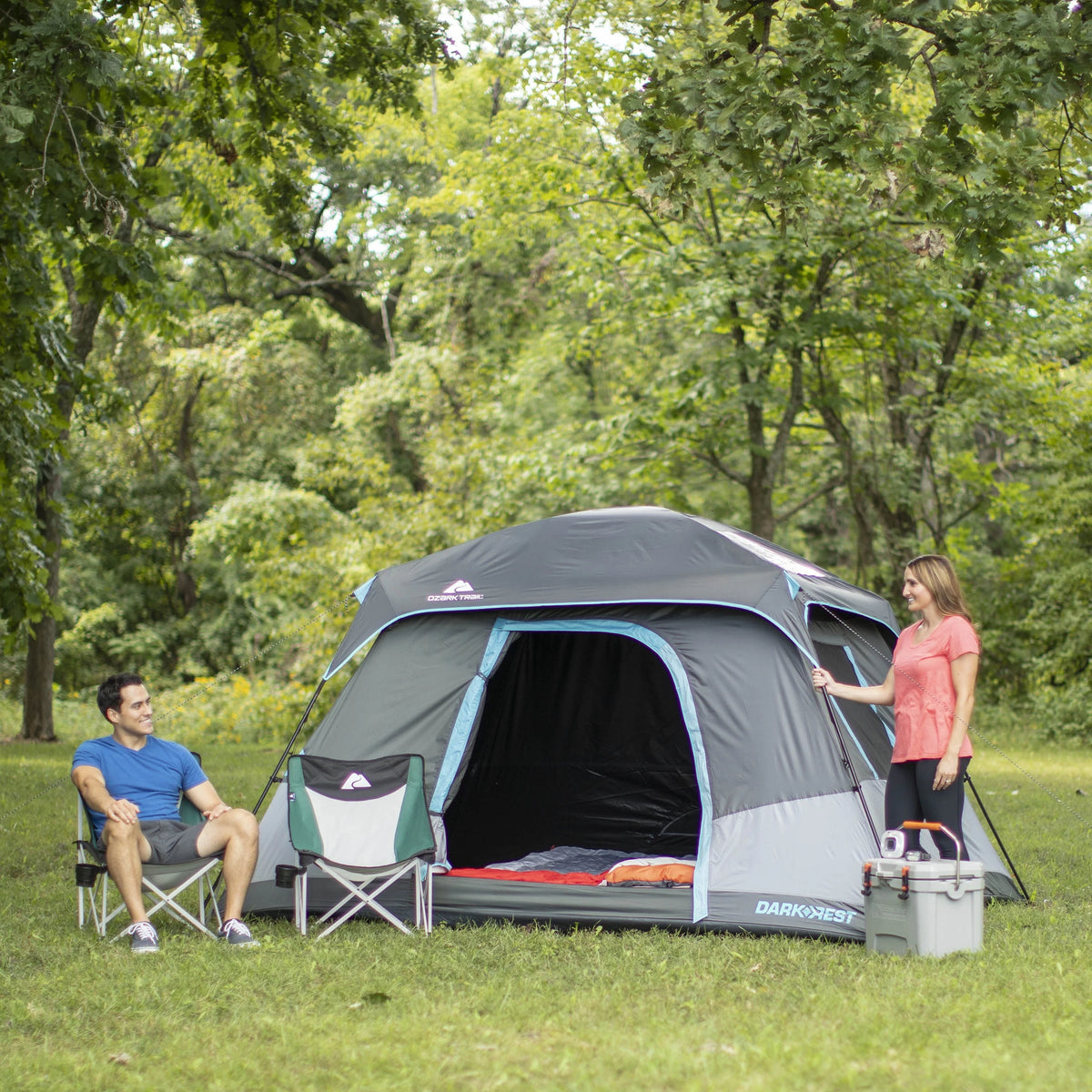 6-Person Cabin Tent with Skylight Ceiling Panels J21036