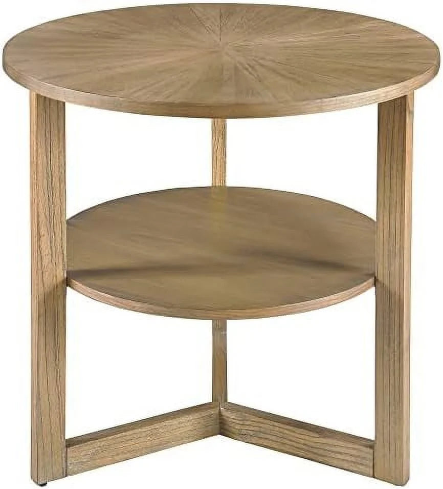 Round 2-Tier Solid Wood Coffee Table O828531