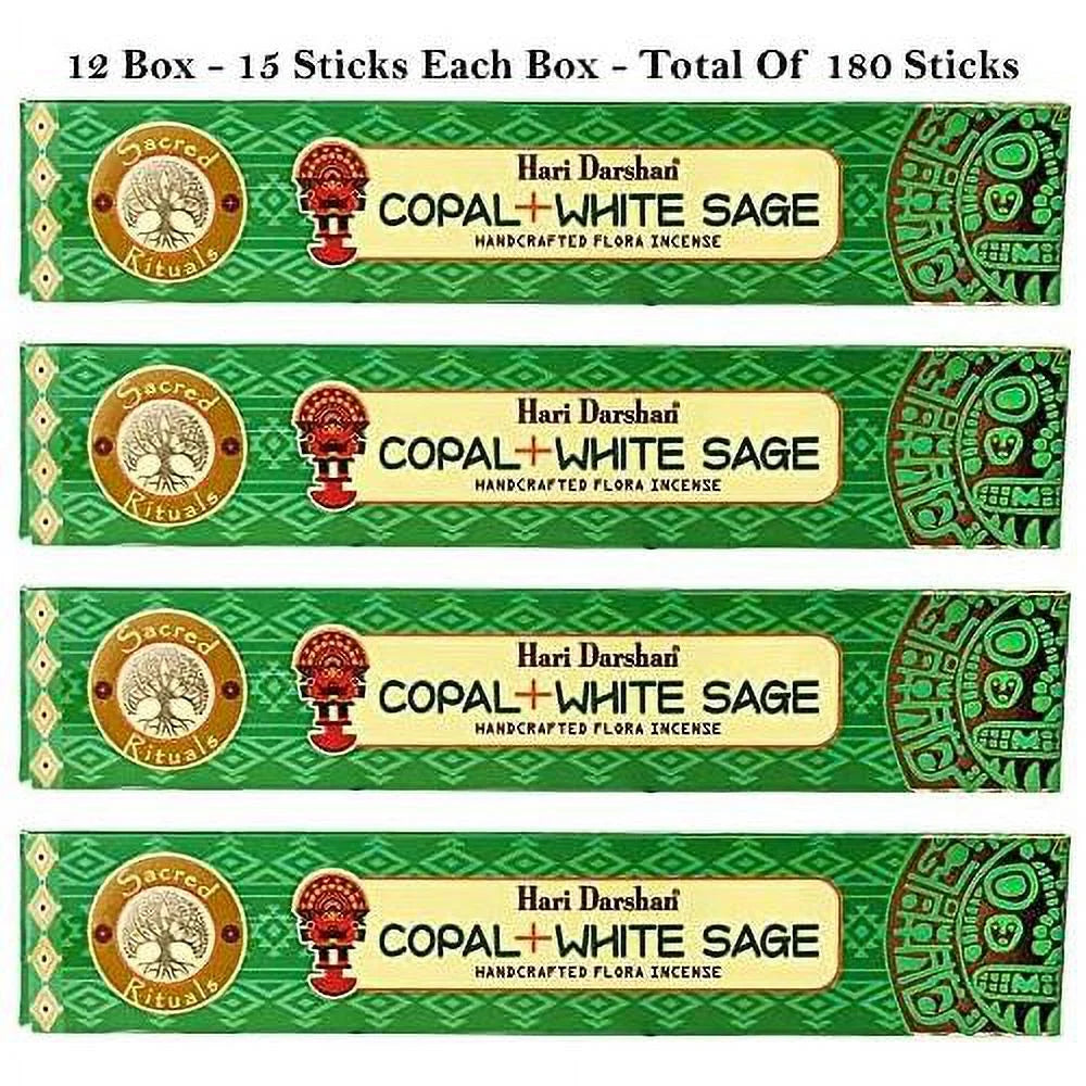 Handcrafted Incense Sticks 180 Sticks Copal White Sage U658037