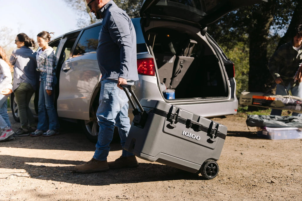 72 Quart Ice Chest Cooler with Wheels E23297