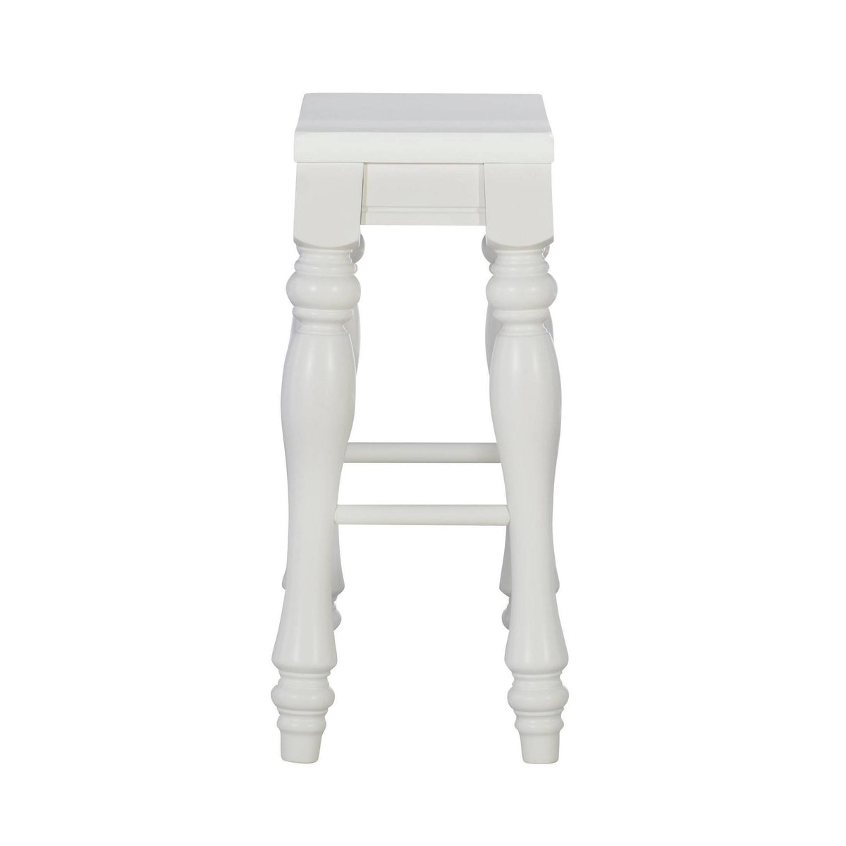 Set of 2 White Counter Height Barstools M123777