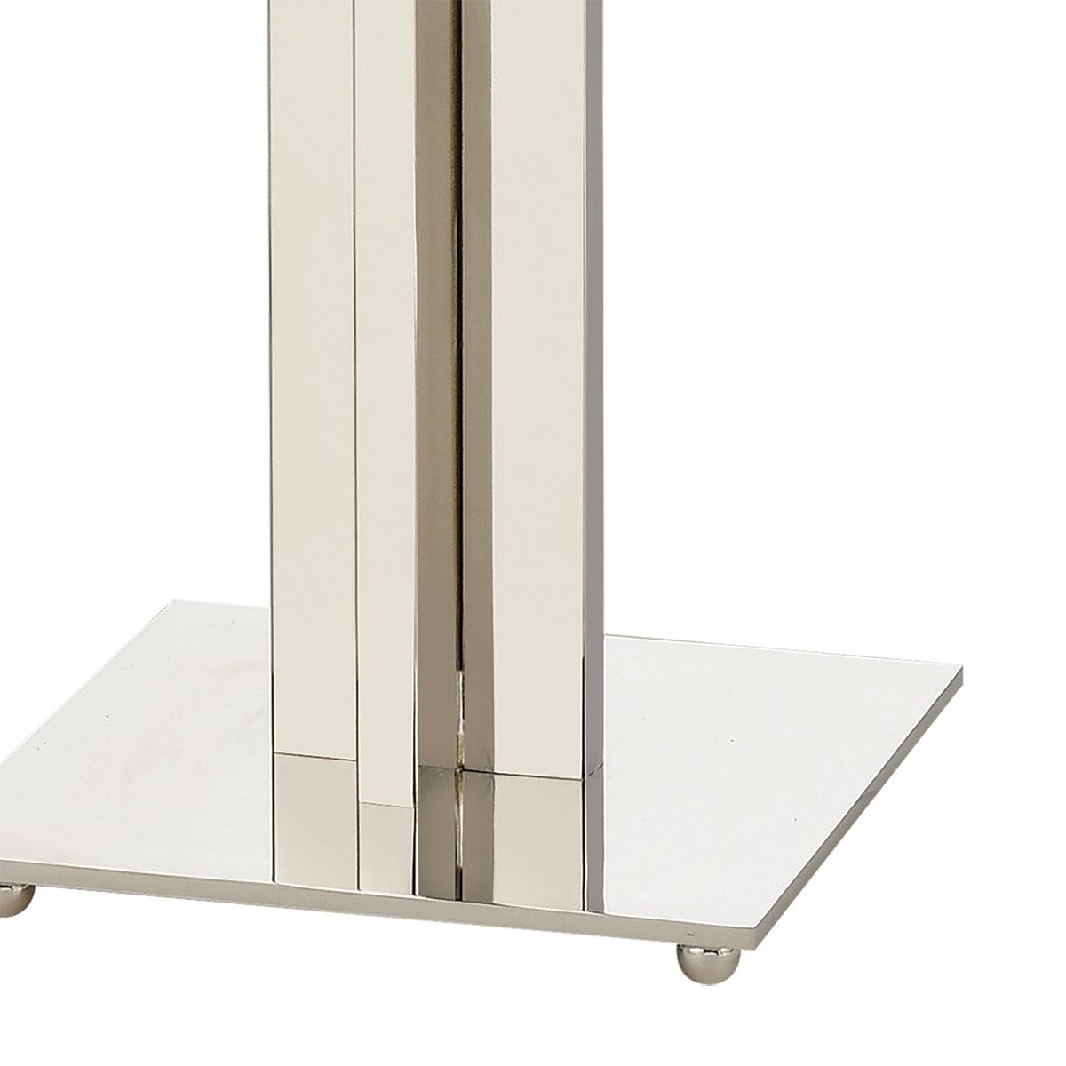 Tall Guy Candle Holder in Chrome and Clear J910405