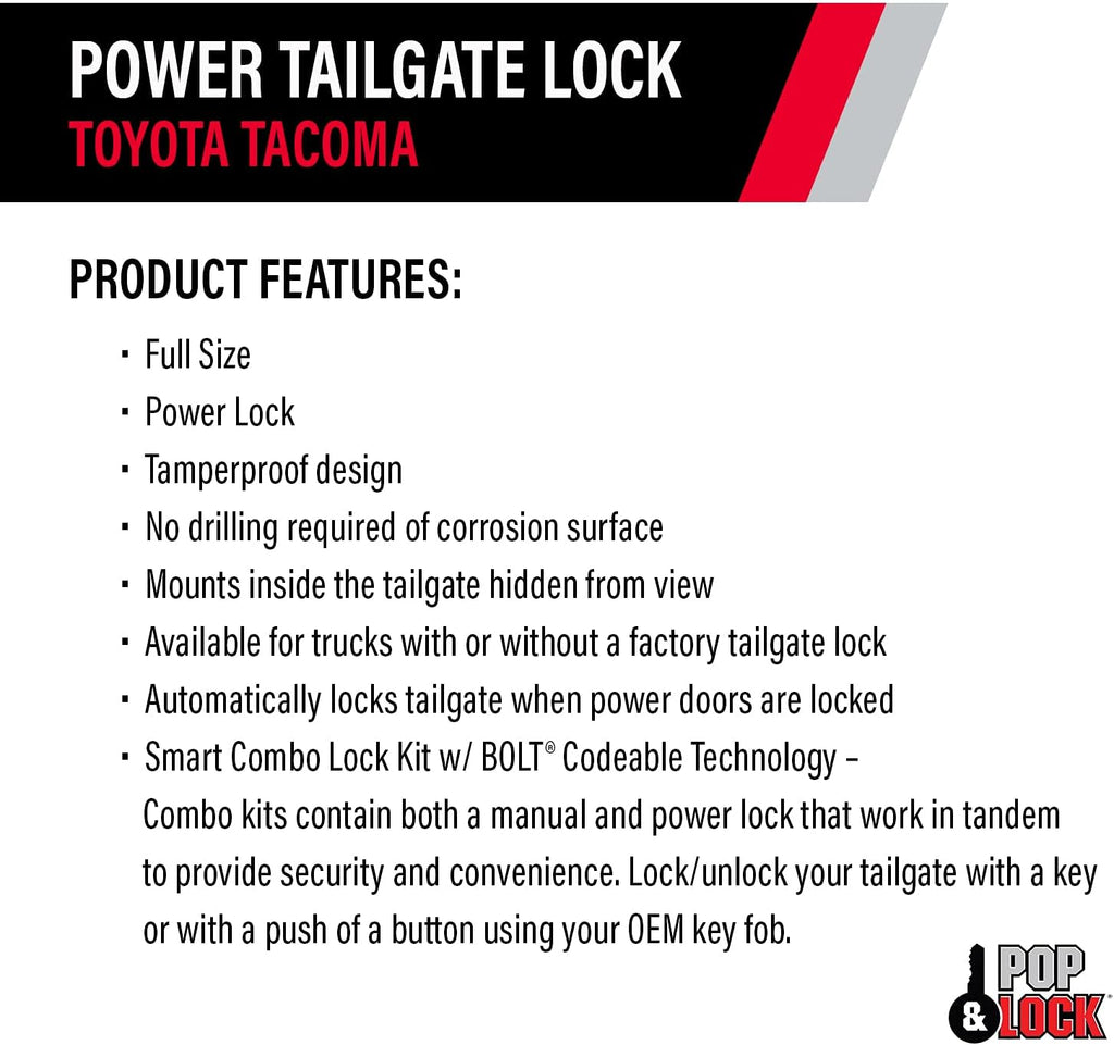 Black Power Tailgate Lock M566603