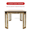 Marble Rectangular Dining Table with Chairs M41153