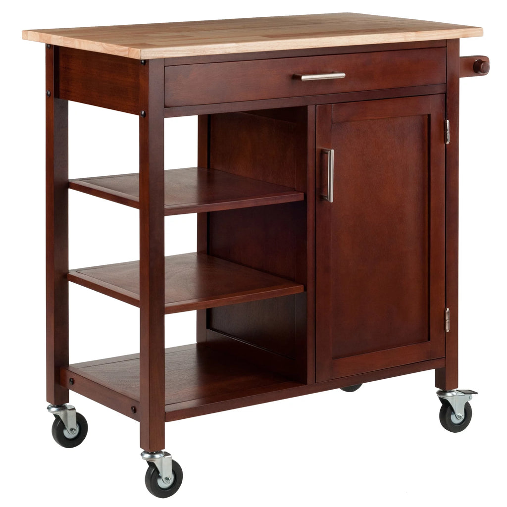Wood Kitchen Utility Cart J623719