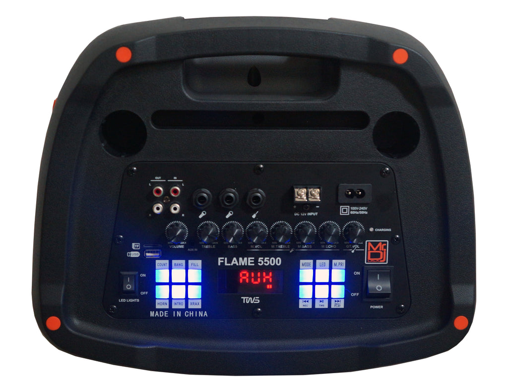 Portable Dual 12 3-Way Powered PA Loudspeaker P18189